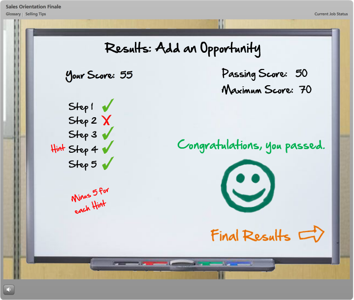 Results: Add an opportunity