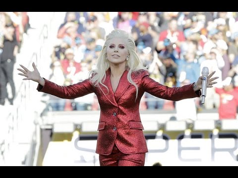 Lady Gaga at the Super Bowl