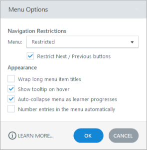 partial restriction settings screenshot