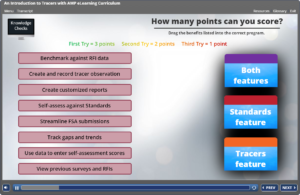 eLearning portal screenshot